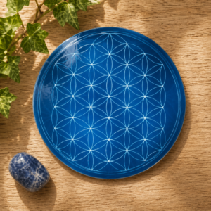 Fleur de vie bleue