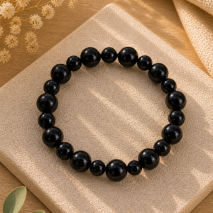 Bracelet en agate noire