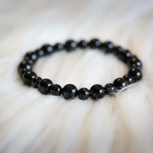 Bracelet agate noire