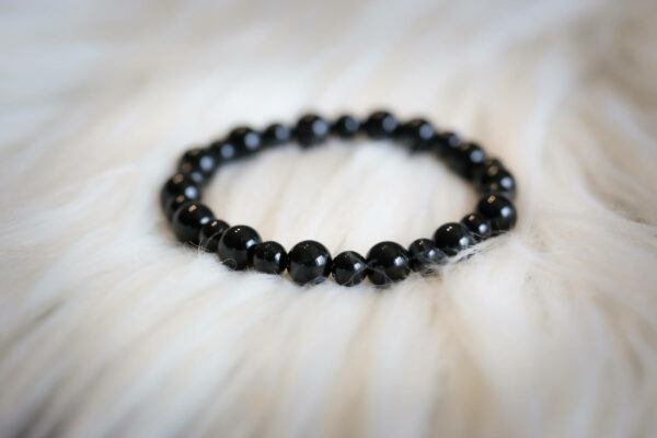 Bracelet agate noire