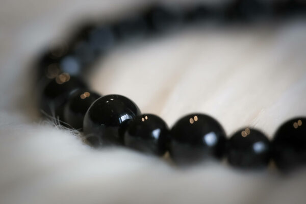 Bracelet agate noire – Image 2