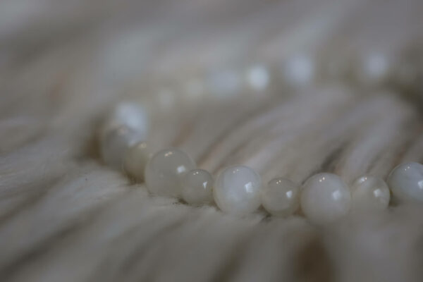Bracelet pierre de lune blanche – Image 2