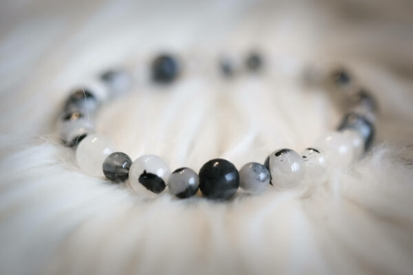 Bracelet quartz tourmaline