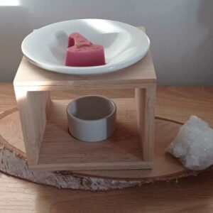 Brûleur en bois et céramique