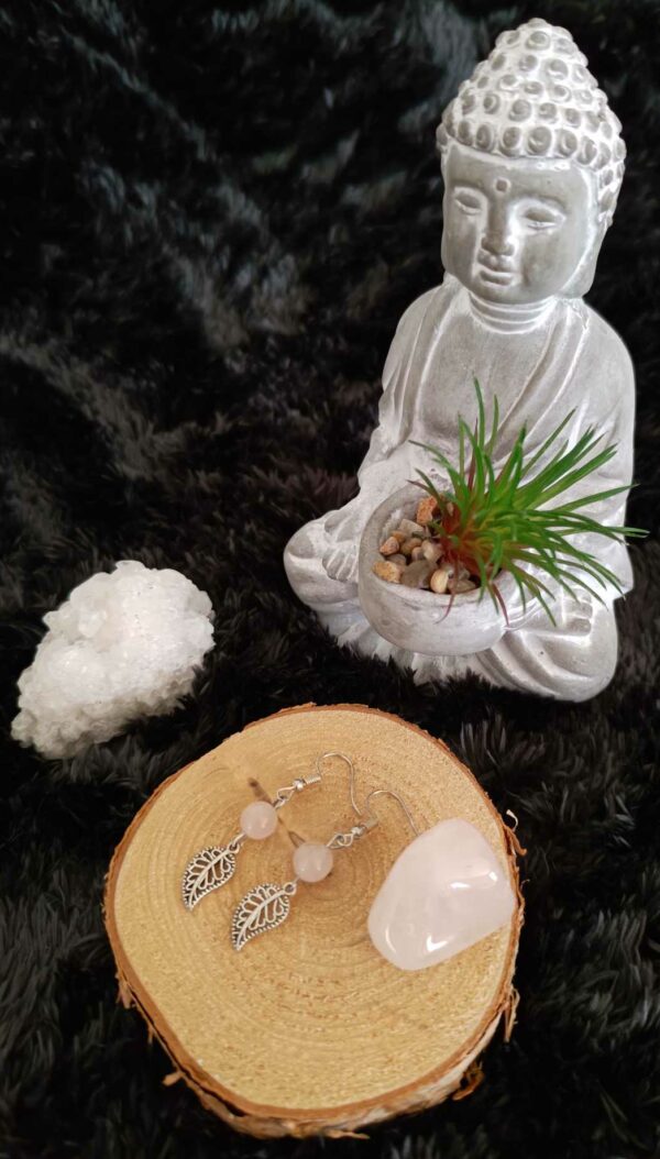 Boucles d'oreilles feuille