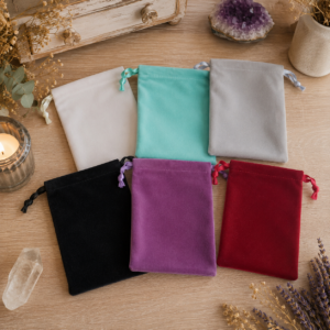 Pochon en velours personnalisable