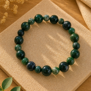 Bracelet en agate mousse