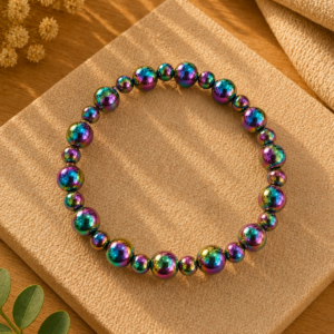 Bracelet en hématite rainbow