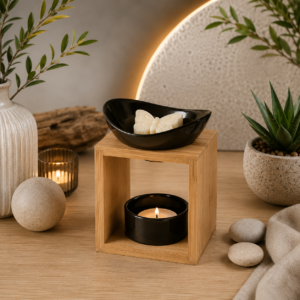 Brûleur Freya en bois et céramique