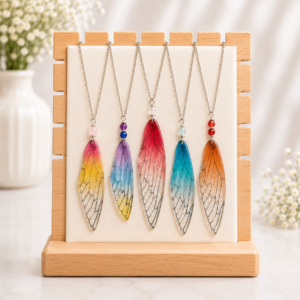 Collier grande aile de fée