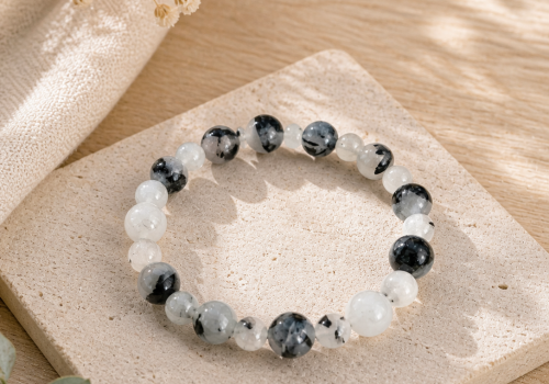 Bracelet en quartz tourmaline
