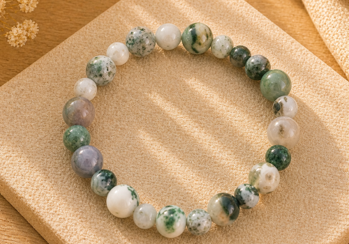 Bracelet en agate arbre