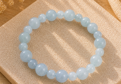 Bracelet en aigue marine